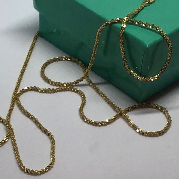 HP! 18k yellow Gold over 925 silver 22” necklace - Picture 5 of 8